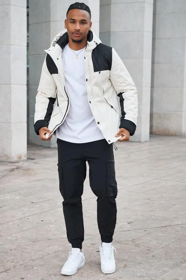 Men Parka BiMatire Beige Capuche Beige Brentiny Paris Parkas And Down Jackets Men Parka BiMatire Beige Capuche Beige Brentiny Paris Parkas And Down Jackets