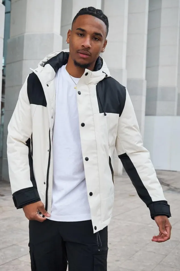 Men Parka BiMatire Beige Capuche Beige Brentiny Paris Parkas And Down Jackets Men Parka BiMatire Beige Capuche Beige Brentiny Paris Parkas And Down Jackets