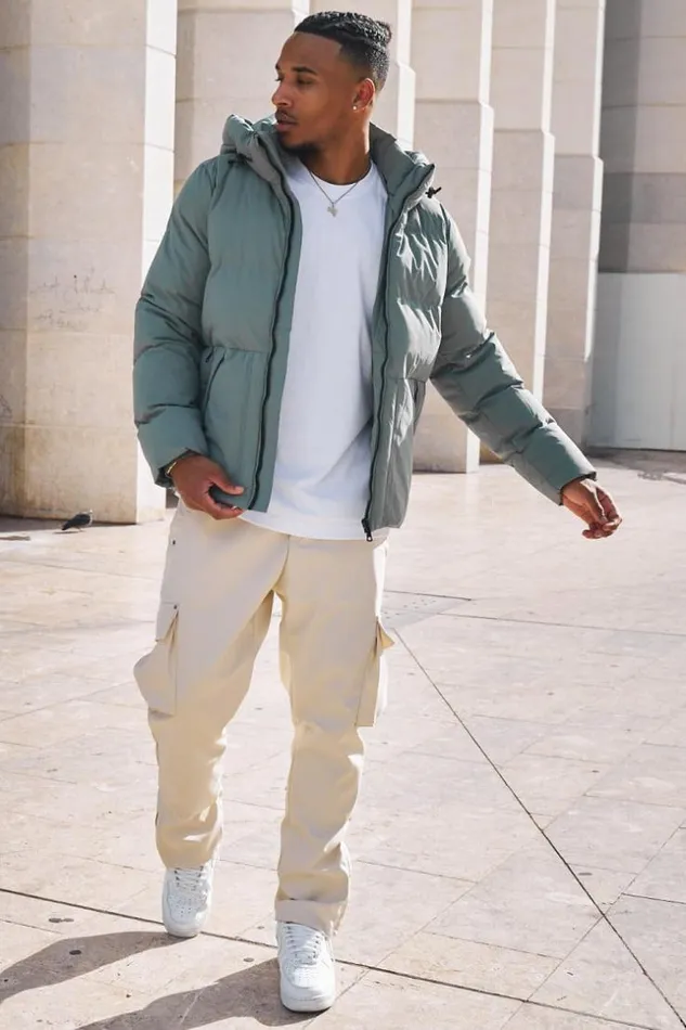 Men Parka Verte Capuche MiLongue Green Brentiny Paris Parkas And Down Jackets Men Parka Verte Capuche MiLongue Green Brentiny Paris Parkas And Down Jackets