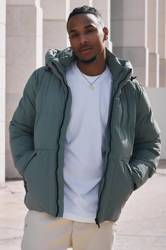 Men Parka Verte Capuche MiLongue Green Brentiny Paris Parkas And Down Jackets Men Parka Verte Capuche MiLongue Green Brentiny Paris Parkas And Down Jackets