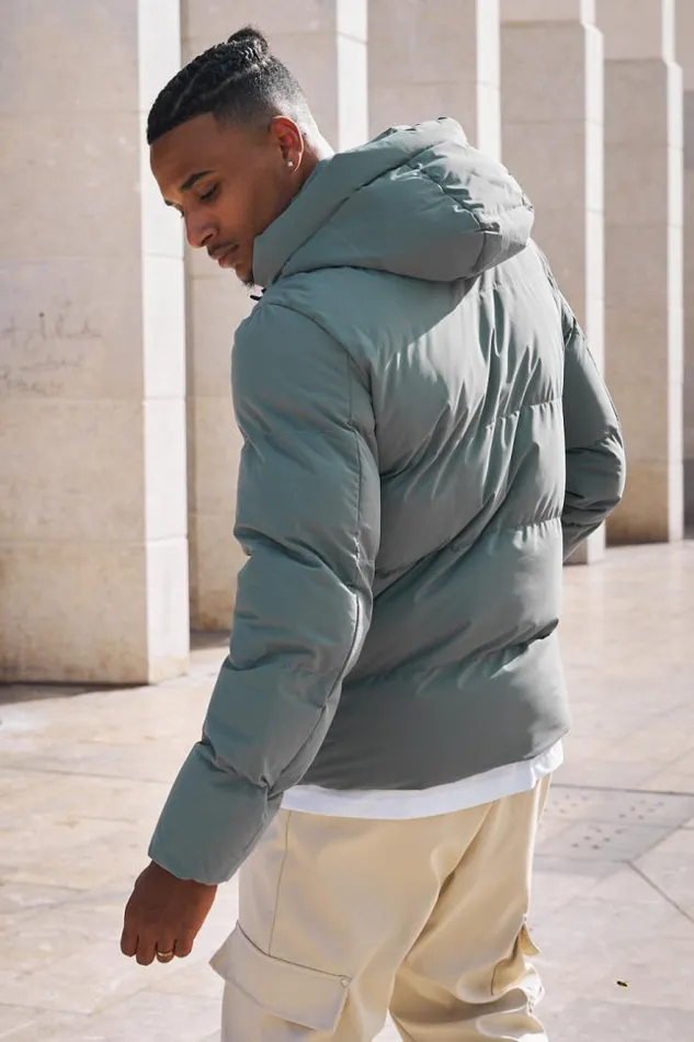 Men Parka Verte Capuche MiLongue Green Brentiny Paris Parkas And Down Jackets Men Parka Verte Capuche MiLongue Green Brentiny Paris Parkas And Down Jackets