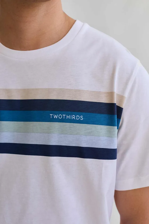 Men Popo 8211 Blue Stripes TWOTHIRDS TShirts