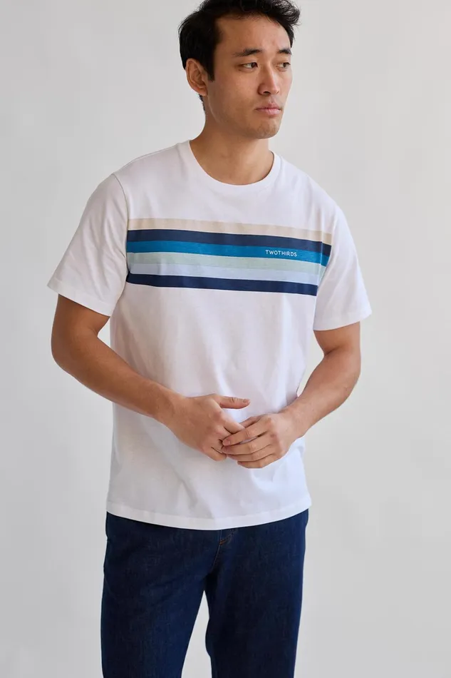 Men Popo 8211 Blue Stripes TWOTHIRDS TShirts
