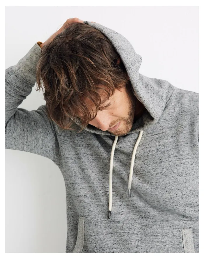 Men Pullover Hoodie Sweatshirt Medium Speck Hthr Madewell Sweatshirts and Sweatpants Men Pullover Hoodie Sweatshirt Medium Speck Hthr Madewell Sweatshirts and Sweatpants