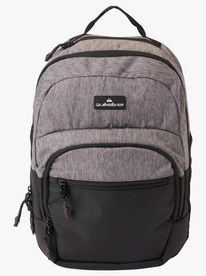 Men Quiksilver Backpacks and Bags Schoolie Cooler 30L Backpack Heritage Heather