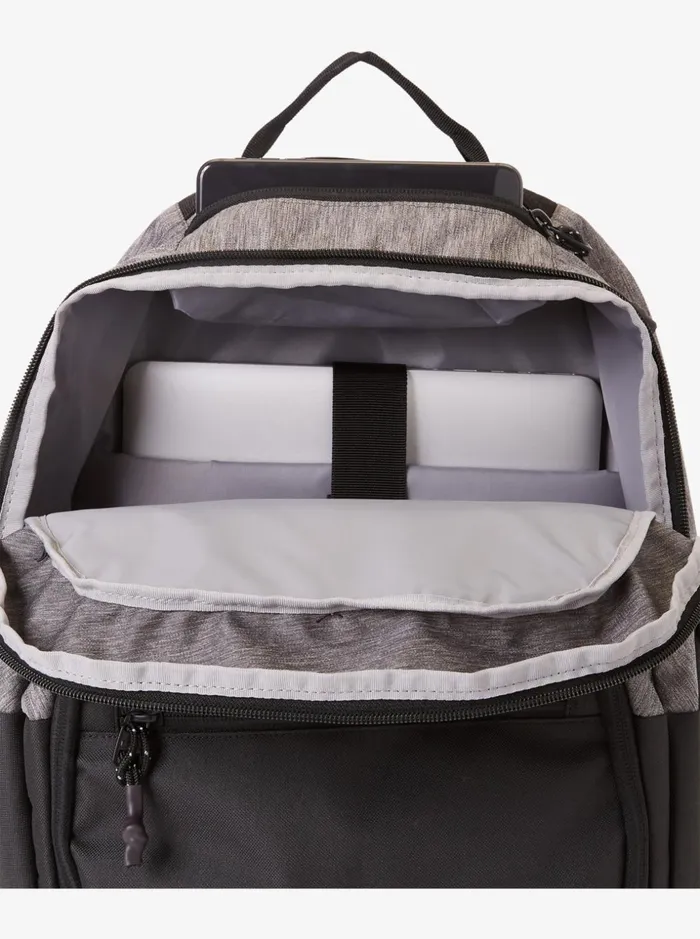 Men Quiksilver Backpacks and Bags Schoolie Cooler 30L Backpack Heritage Heather Men Quiksilver Backpacks and Bags Schoolie Cooler 30L Backpack Heritage Heather