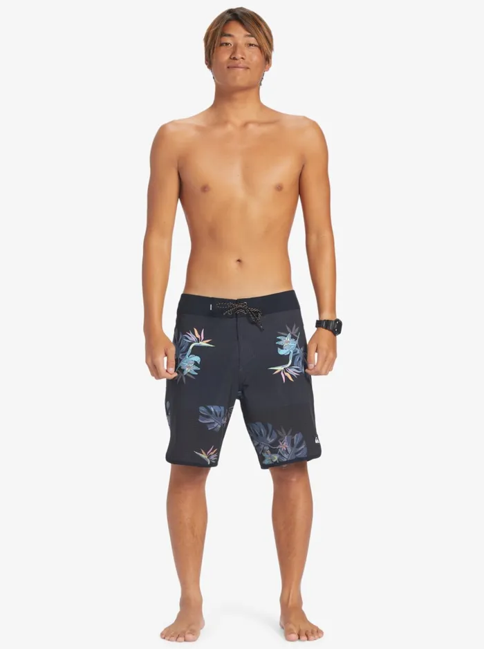 Men Quiksilver Boardshorts Highlite Scallop 19034 Boardshorts Black Men Quiksilver Boardshorts Highlite Scallop 19034 Boardshorts Black