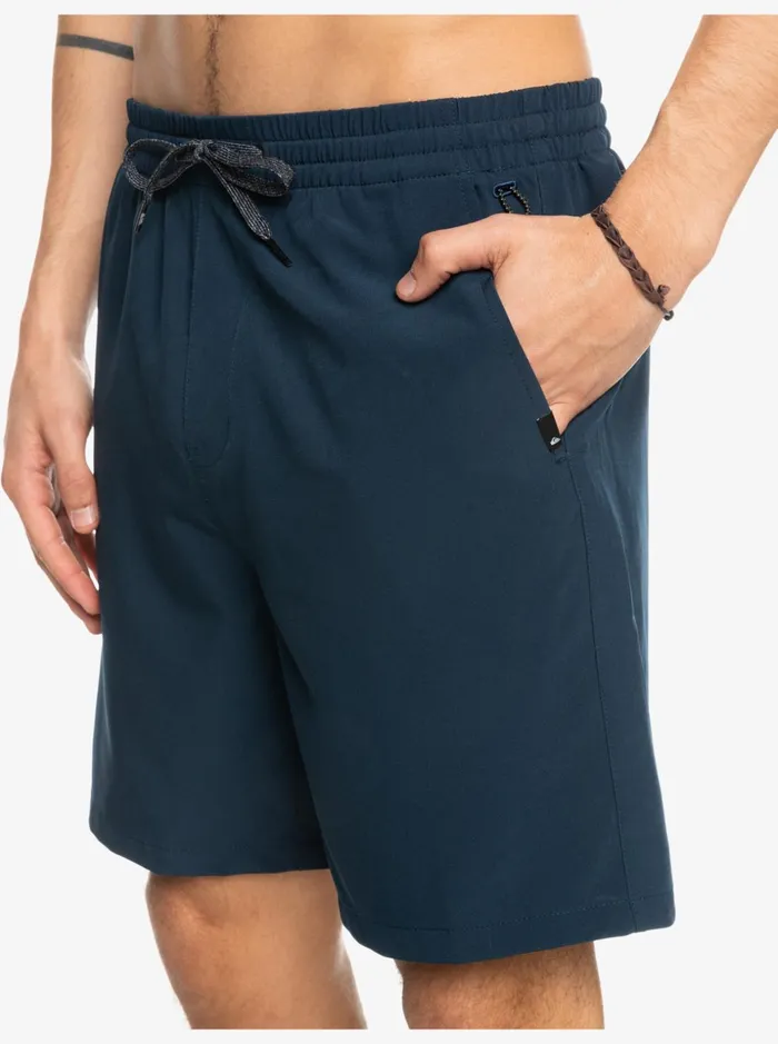Men Quiksilver Boardshorts Ocean Elastic Waist 18034 Amphibian Shorts Navy Blazer Men Quiksilver Boardshorts Ocean Elastic Waist 18034 Amphibian Shorts Navy Blazer