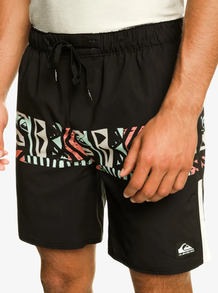 Men Quiksilver Boardshorts Omni Stretch 17034 Training Shorts Black Men Quiksilver Boardshorts Omni Stretch 17034 Training Shorts Black