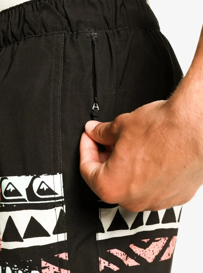 Men Quiksilver Boardshorts Omni Stretch 17034 Training Shorts Black Men Quiksilver Boardshorts Omni Stretch 17034 Training Shorts Black