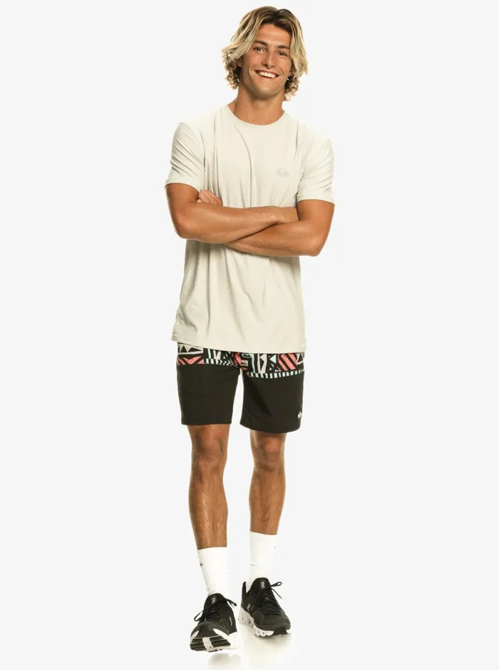 Men Quiksilver Boardshorts Omni Stretch 17034 Training Shorts Black Men Quiksilver Boardshorts Omni Stretch 17034 Training Shorts Black