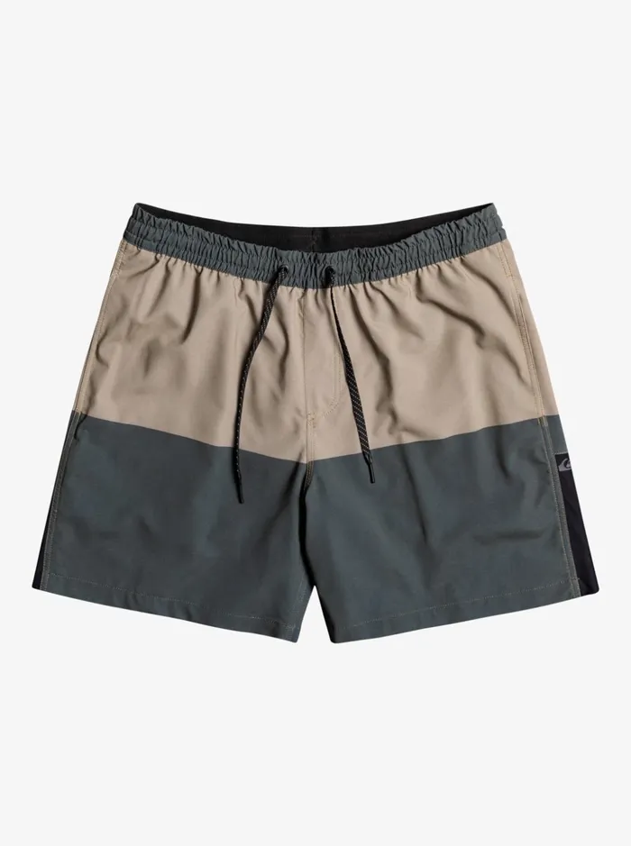 Men Quiksilver Boardshorts Omni Training 17034 Volleys Fallen Rock