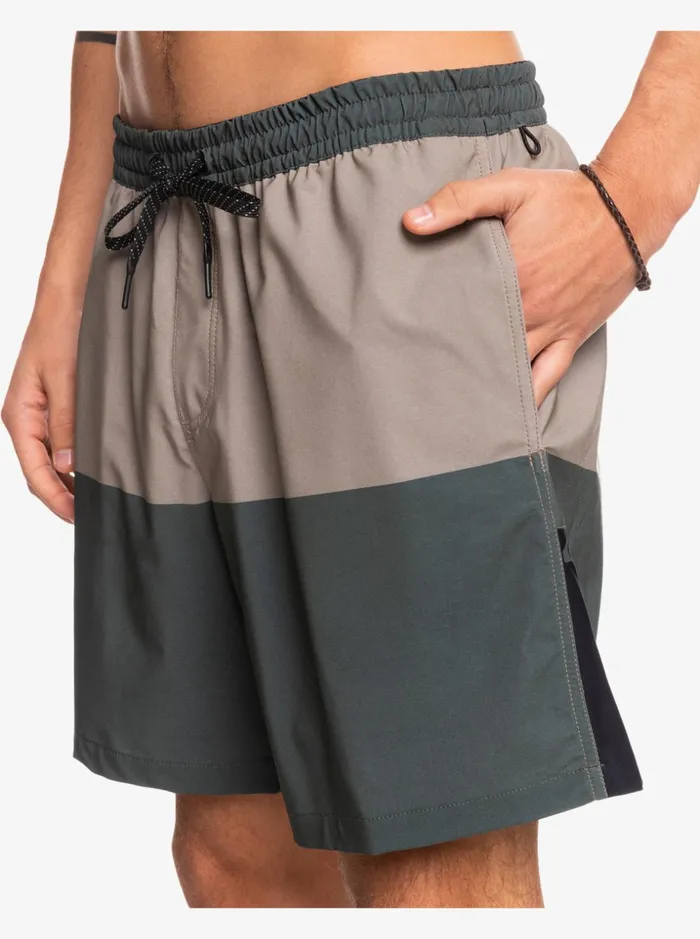 Men Quiksilver Boardshorts Omni Training 17034 Volleys Fallen Rock Men Quiksilver Boardshorts Omni Training 17034 Volleys Fallen Rock