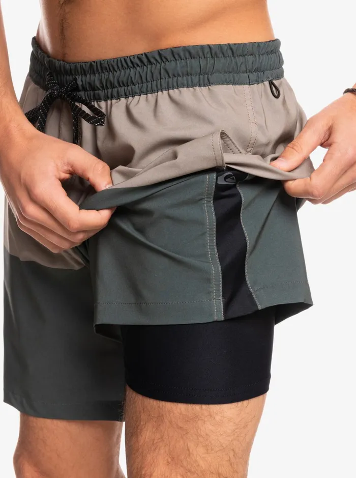Men Quiksilver Boardshorts Omni Training 17034 Volleys Fallen Rock Men Quiksilver Boardshorts Omni Training 17034 Volleys Fallen Rock