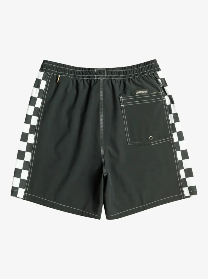 Men Quiksilver Boardshorts Original Arch 17034 Volleys Black Men Quiksilver Boardshorts Original Arch 17034 Volleys Black