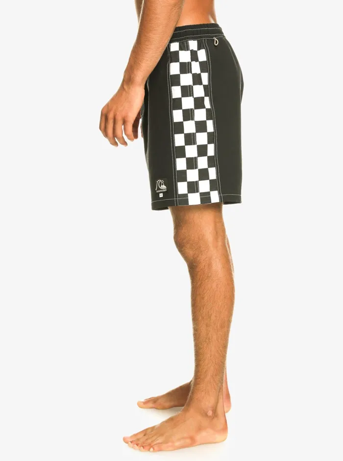 Men Quiksilver Boardshorts Original Arch 17034 Volleys Black Men Quiksilver Boardshorts Original Arch 17034 Volleys Black
