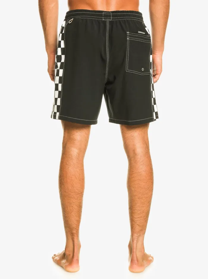 Men Quiksilver Boardshorts Original Arch 17034 Volleys Black Men Quiksilver Boardshorts Original Arch 17034 Volleys Black