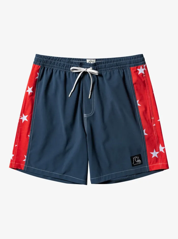 Men Quiksilver Boardshorts Original Arch 17034 Volleys Midnight Navy
