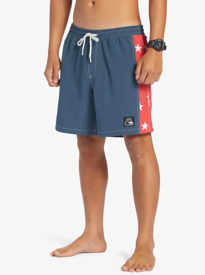 Men Quiksilver Boardshorts Original Arch 17034 Volleys Midnight Navy Men Quiksilver Boardshorts Original Arch 17034 Volleys Midnight Navy
