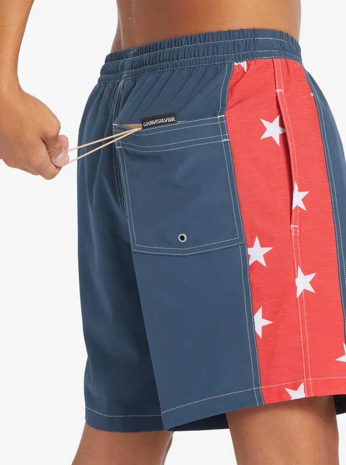 Men Quiksilver Boardshorts Original Arch 17034 Volleys Midnight Navy Men Quiksilver Boardshorts Original Arch 17034 Volleys Midnight Navy