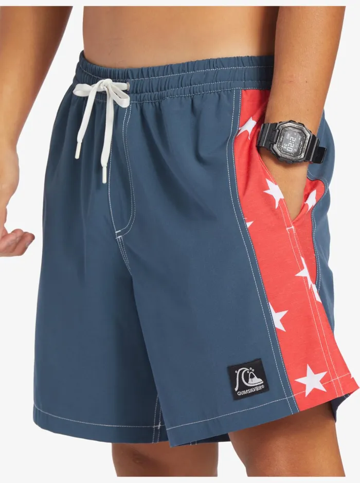 Men Quiksilver Boardshorts Original Arch 17034 Volleys Midnight Navy Men Quiksilver Boardshorts Original Arch 17034 Volleys Midnight Navy