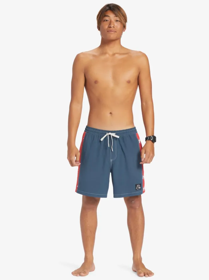 Men Quiksilver Boardshorts Original Arch 17034 Volleys Midnight Navy Men Quiksilver Boardshorts Original Arch 17034 Volleys Midnight Navy