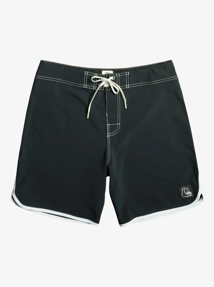 Men Quiksilver Boardshorts Original Scallop 18034 Boardshorts Black
