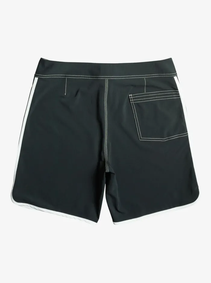 Men Quiksilver Boardshorts Original Scallop 18034 Boardshorts Black Men Quiksilver Boardshorts Original Scallop 18034 Boardshorts Black