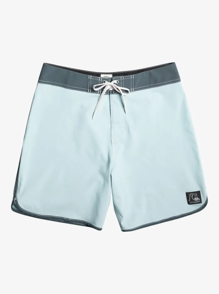Men Quiksilver Boardshorts Original Scallop 18034 Boardshorts Sky Blue