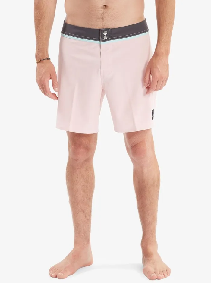 Men Quiksilver Boardshorts Solid Snap 17034 Recycled Boardshorts Soft Pink Men Quiksilver Boardshorts Solid Snap 17034 Recycled Boardshorts Soft Pink