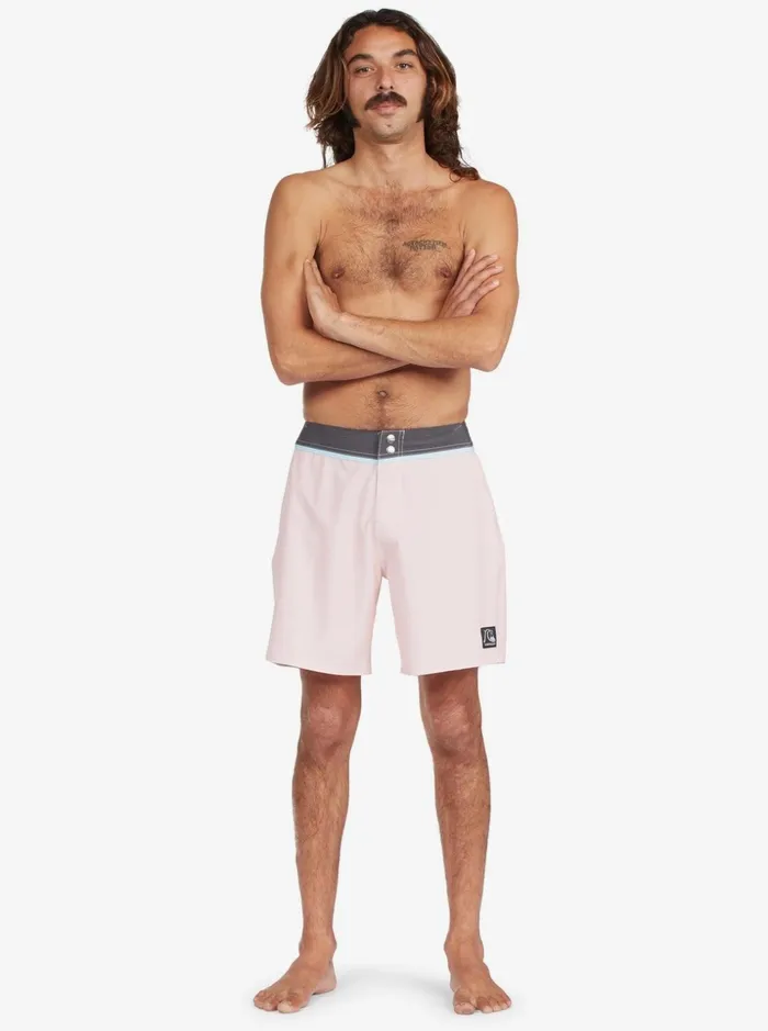 Men Quiksilver Boardshorts Solid Snap 17034 Recycled Boardshorts Soft Pink Men Quiksilver Boardshorts Solid Snap 17034 Recycled Boardshorts Soft Pink