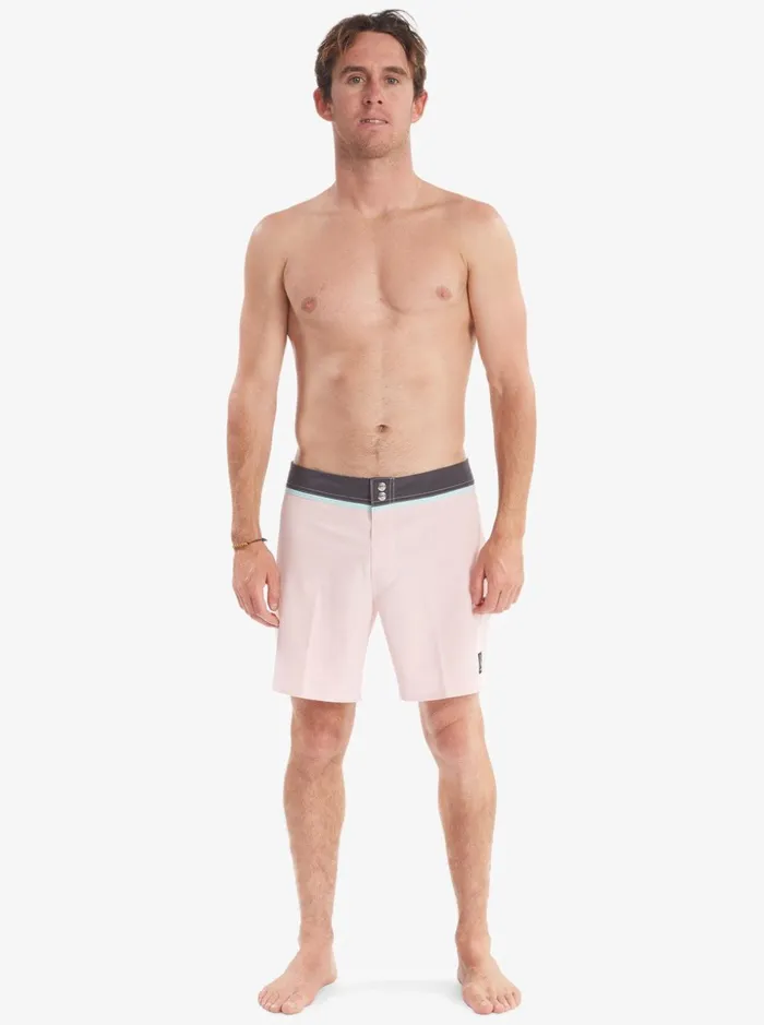 Men Quiksilver Boardshorts Solid Snap 17034 Recycled Boardshorts Soft Pink Men Quiksilver Boardshorts Solid Snap 17034 Recycled Boardshorts Soft Pink