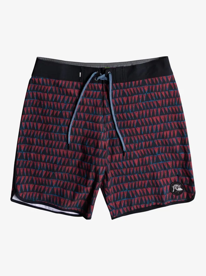 Men Quiksilver Boardshorts Surfsilk Hawaii Scallop 19034 Boardshorts Ruby Wine