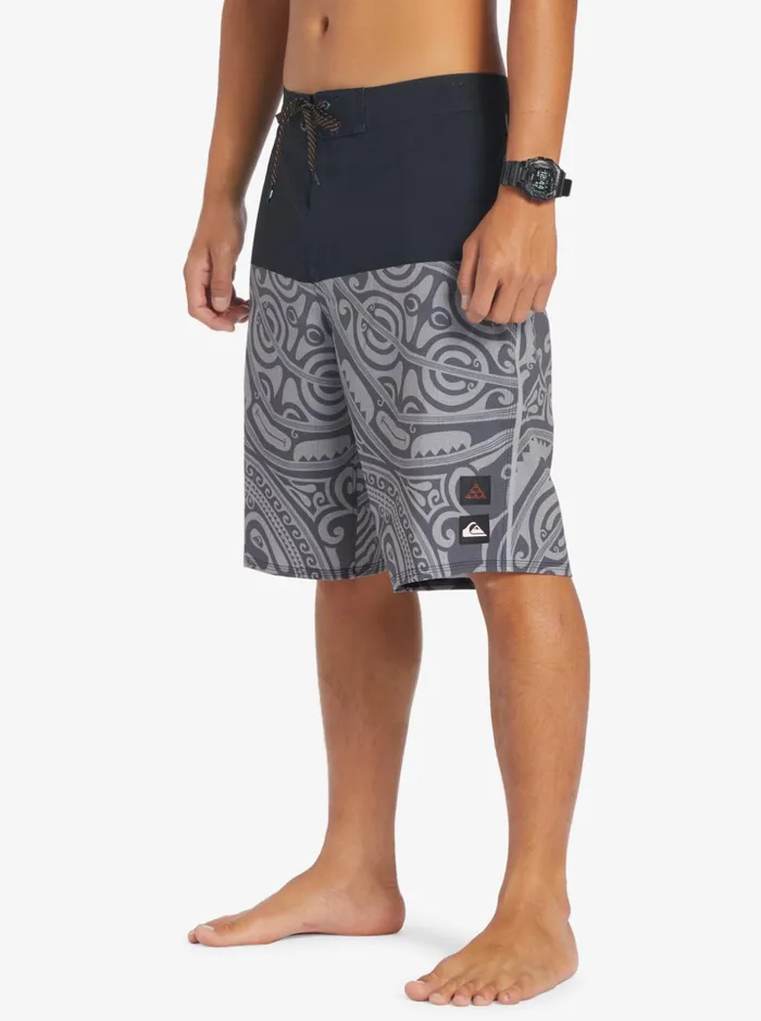 Men Quiksilver Boardshorts Surfsilk Inked 21034 Boardshorts Black Men Quiksilver Boardshorts Surfsilk Inked 21034 Boardshorts Black