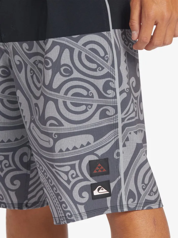 Men Quiksilver Boardshorts Surfsilk Inked 21034 Boardshorts Black Men Quiksilver Boardshorts Surfsilk Inked 21034 Boardshorts Black