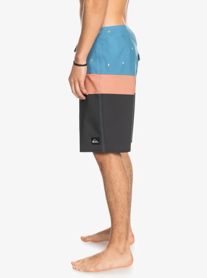 Men Quiksilver Boardshorts SurfSilk Panel 20034 Boardshorts Provincial Blue Men Quiksilver Boardshorts SurfSilk Panel 20034 Boardshorts Provincial Blue