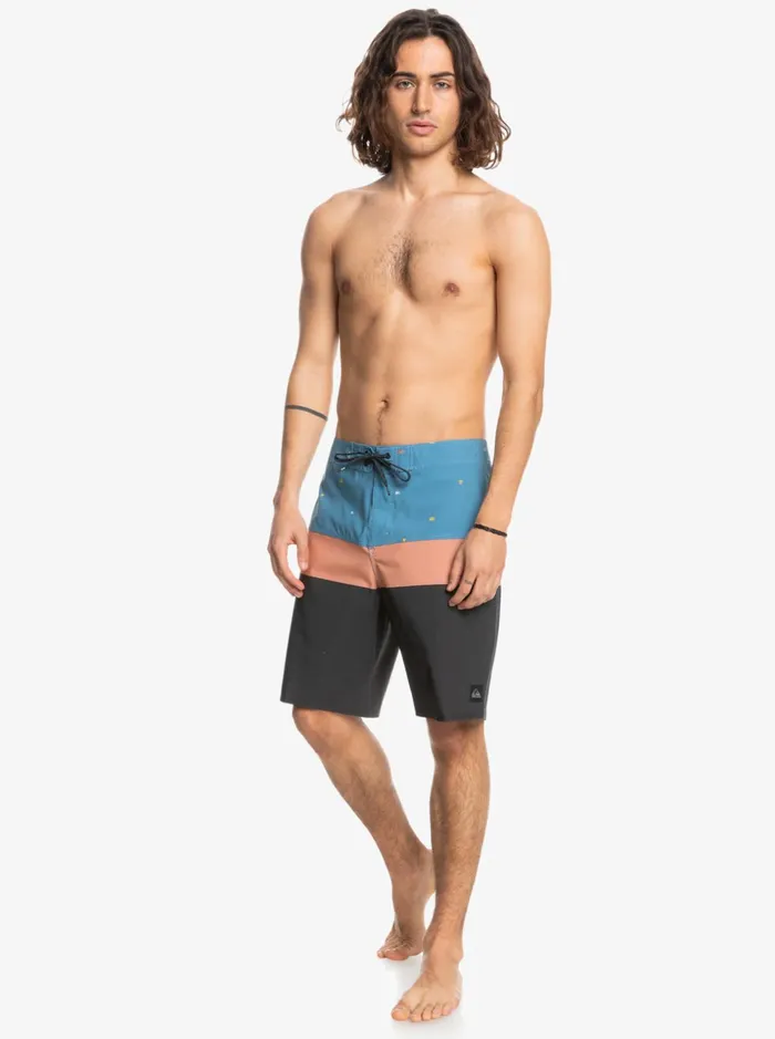 Men Quiksilver Boardshorts SurfSilk Panel 20034 Boardshorts Provincial Blue Men Quiksilver Boardshorts SurfSilk Panel 20034 Boardshorts Provincial Blue
