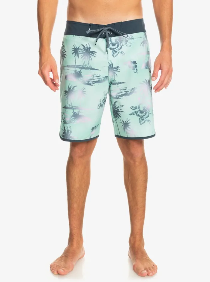 Men Quiksilver Boardshorts Surfsilk Scallop 19034 Boardshorts Beach Glass Men Quiksilver Boardshorts Surfsilk Scallop 19034 Boardshorts Beach Glass