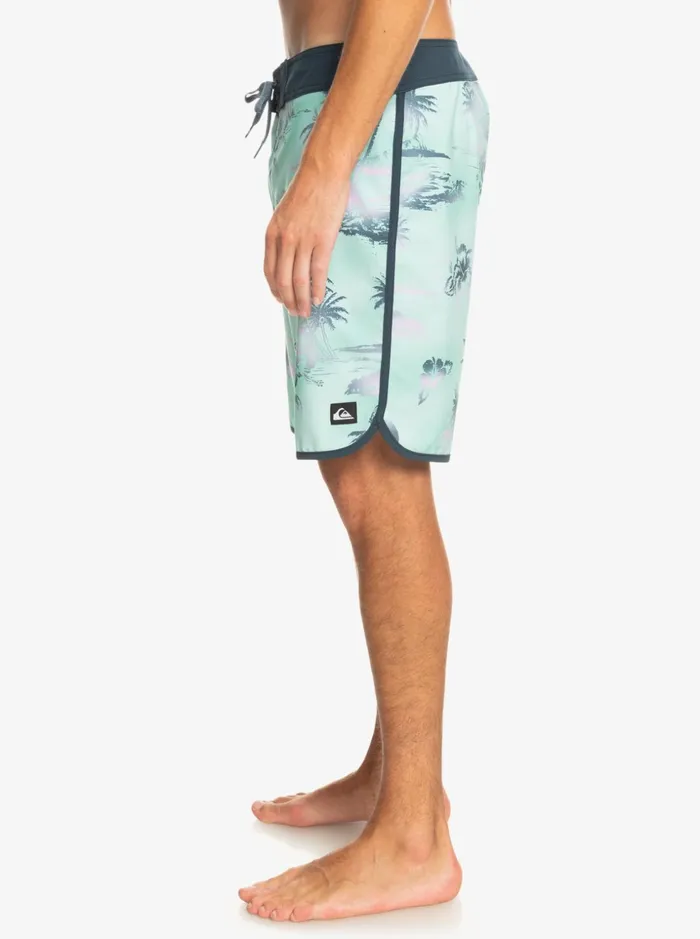 Men Quiksilver Boardshorts Surfsilk Scallop 19034 Boardshorts Beach Glass Men Quiksilver Boardshorts Surfsilk Scallop 19034 Boardshorts Beach Glass