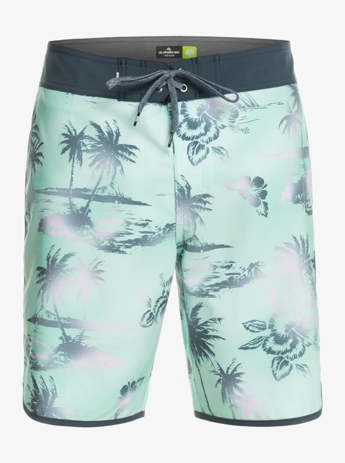 Men Quiksilver Boardshorts Surfsilk Scallop 19034 Boardshorts Beach Glass Men Quiksilver Boardshorts Surfsilk Scallop 19034 Boardshorts Beach Glass
