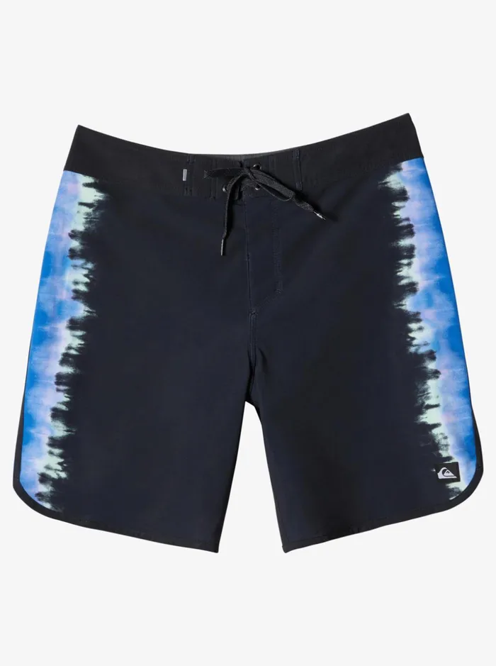 Men Quiksilver Boardshorts SurfSilk Scallop 19034 Boardshorts Black