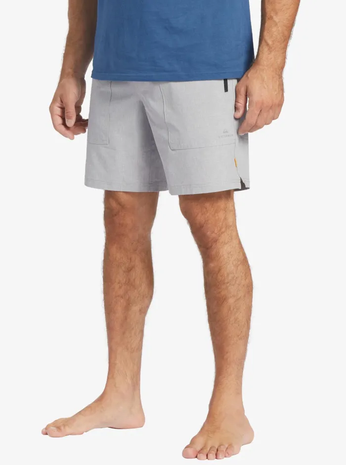 Men Quiksilver Boardshorts Waterman Scout Zipper Amphibian 20034 Boardshorts Sharkskin Men Quiksilver Boardshorts Waterman Scout Zipper Amphibian 20034 Boardshorts Sharkskin