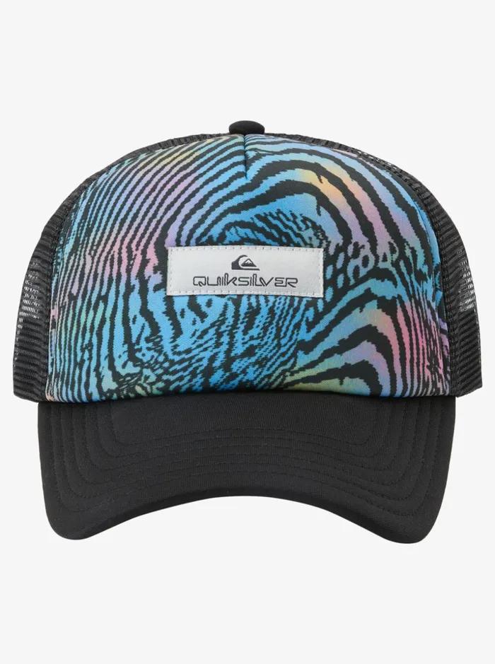 Men Quiksilver Hats Magpie Coop Trucker Hat Tarmac Men Quiksilver Hats Magpie Coop Trucker Hat Tarmac