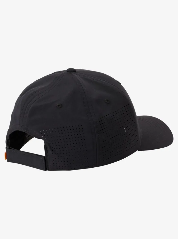 Men Quiksilver Hats Waterman Perf Turf Snapback Hat Black Men Quiksilver Hats Waterman Perf Turf Snapback Hat Black