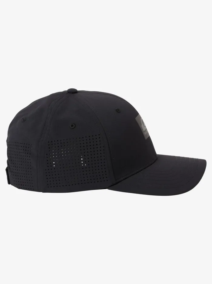 Men Quiksilver Hats Waterman Perf Turf Snapback Hat Black Men Quiksilver Hats Waterman Perf Turf Snapback Hat Black