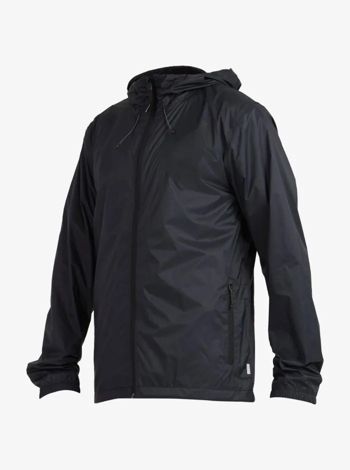 Men Quiksilver Jackets Watermans Waterwind Waterproof Rain Jacket Black Men Quiksilver Jackets Watermans Waterwind Waterproof Rain Jacket Black