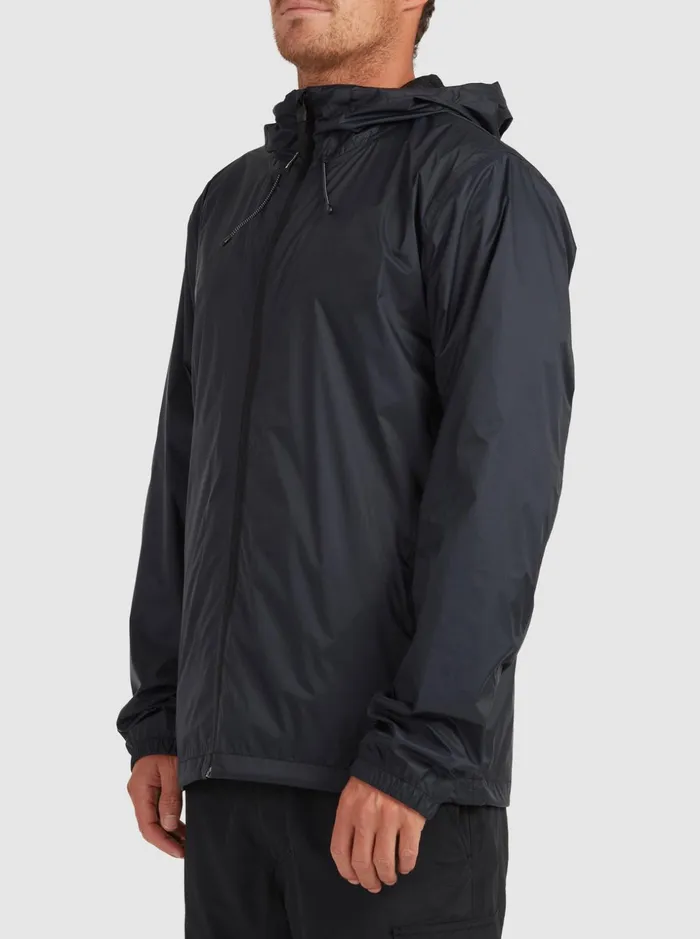 Men Quiksilver Jackets Watermans Waterwind Waterproof Rain Jacket Black Men Quiksilver Jackets Watermans Waterwind Waterproof Rain Jacket Black