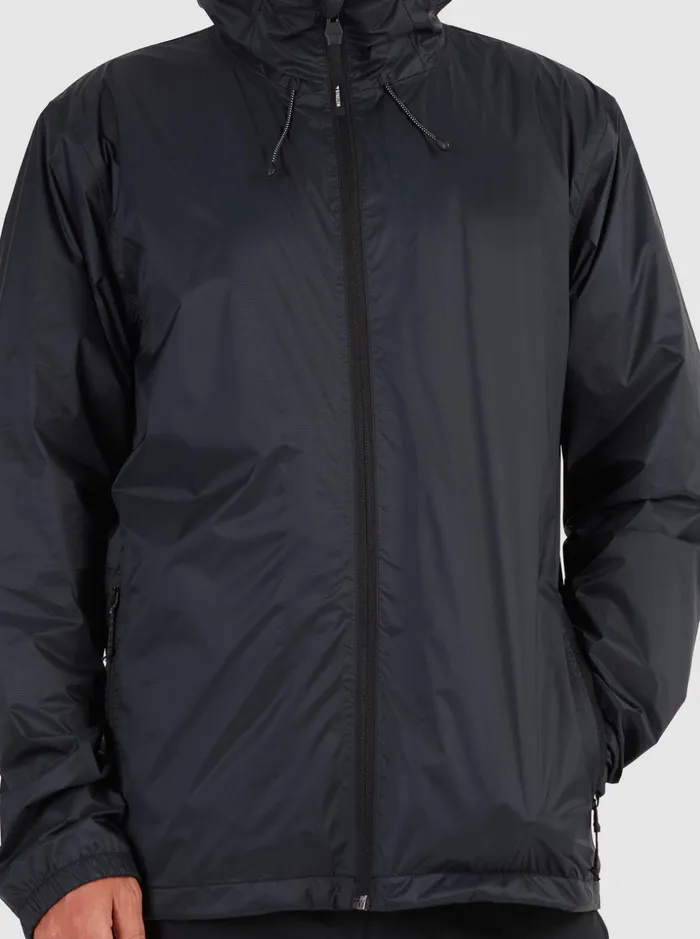 Men Quiksilver Jackets Watermans Waterwind Waterproof Rain Jacket Black Men Quiksilver Jackets Watermans Waterwind Waterproof Rain Jacket Black