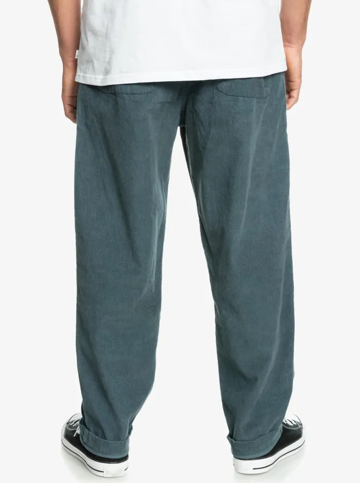 Men Quiksilver Pants Cord Beach Cruiser Corduroy Pants Dark Slate Men Quiksilver Pants Cord Beach Cruiser Corduroy Pants Dark Slate