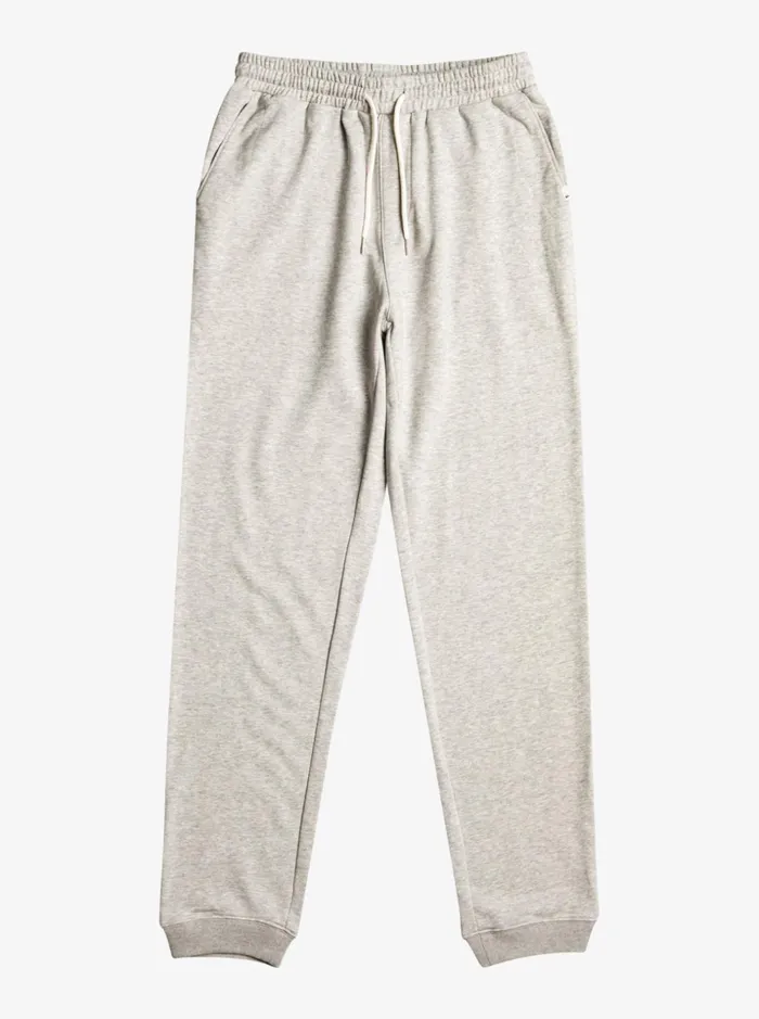 Men Quiksilver Pants Essentials Joggers Light Grey Heather
